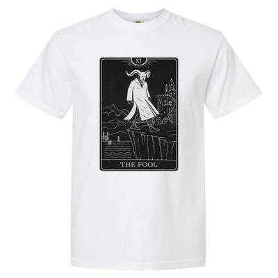 The Fool Tarot Card Devil Garment-Dyed Heavyweight T-Shirt