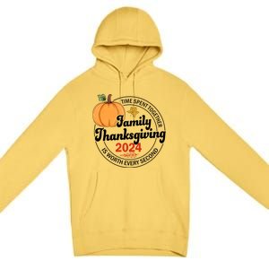 Turkey Family Thanksgiving 2024 Team Squad Matching Great Gift Premium Pullover Hoodie