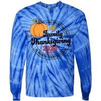 Turkey Family Thanksgiving 2024 Team Squad Matching Great Gift Tie-Dye Long Sleeve Shirt