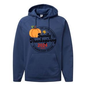 Turkey Family Thanksgiving 2024 Team Squad Matching Great Gift Performance Fleece Hoodie