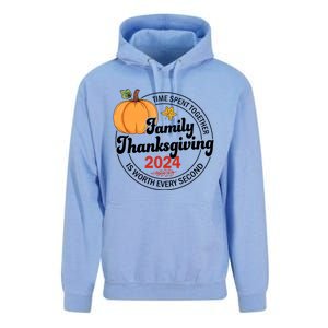 Turkey Family Thanksgiving 2024 Team Squad Matching Great Gift Unisex Surf Hoodie