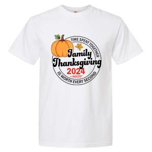 Turkey Family Thanksgiving 2024 Team Squad Matching Great Gift Garment-Dyed Heavyweight T-Shirt