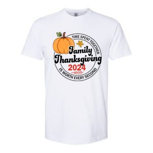 Turkey Family Thanksgiving 2024 Team Squad Matching Great Gift Softstyle CVC T-Shirt