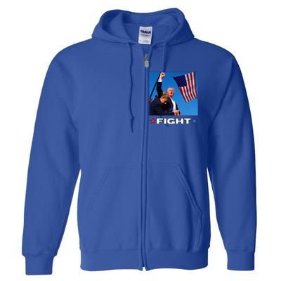 Trump Fight Full Zip Hoodie