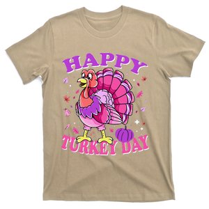 Thanksgiving Female Turkey Happy Turkey Day T-Shirt