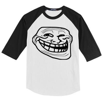 Troll Face Kids Colorblock Raglan Jersey