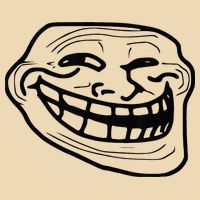 Troll Face Zip Tote Bag