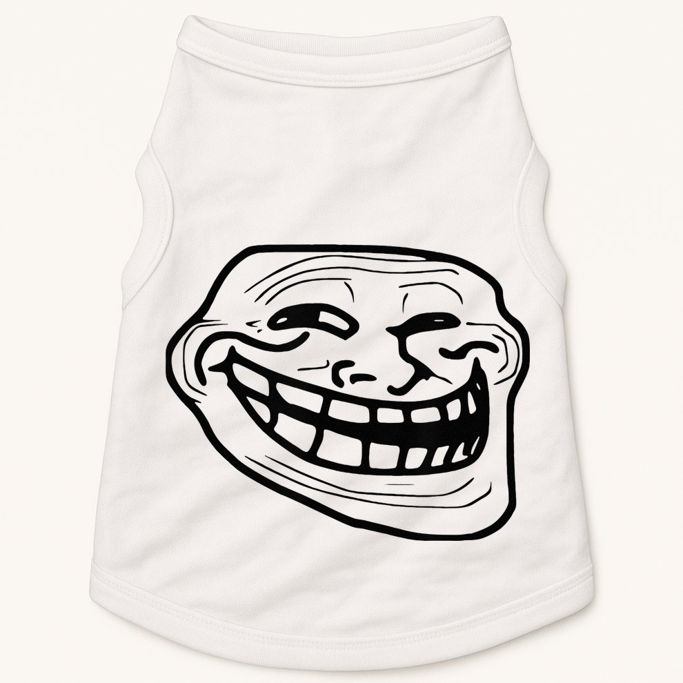 Troll Face Doggie Tank