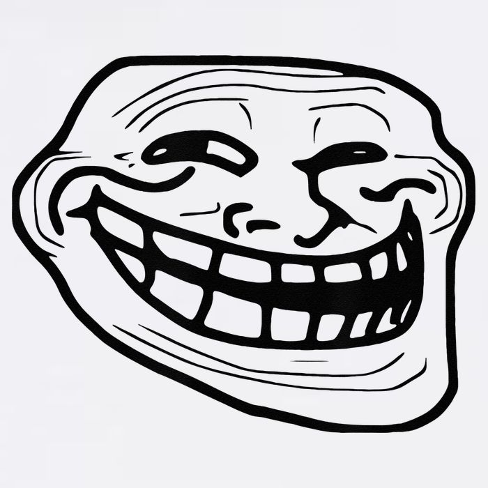 Troll Face Doggie Tank