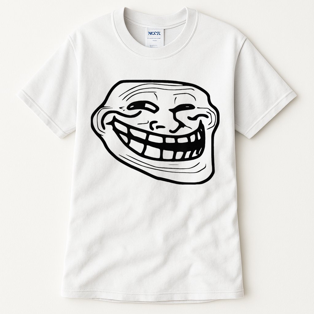 Troll Face Tall T-Shirt