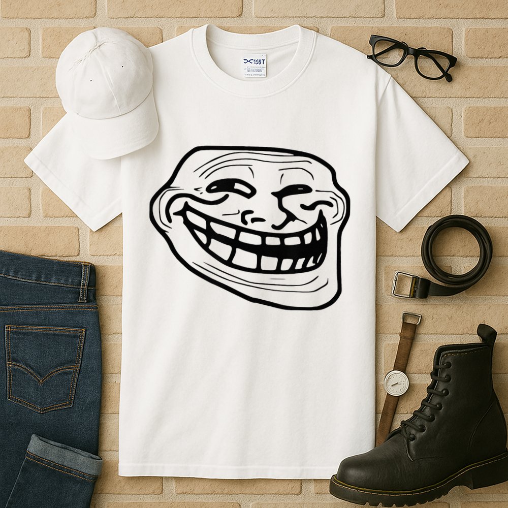 Troll Face Tall T-Shirt