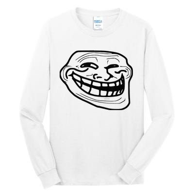 Troll Face Tall Long Sleeve T-Shirt