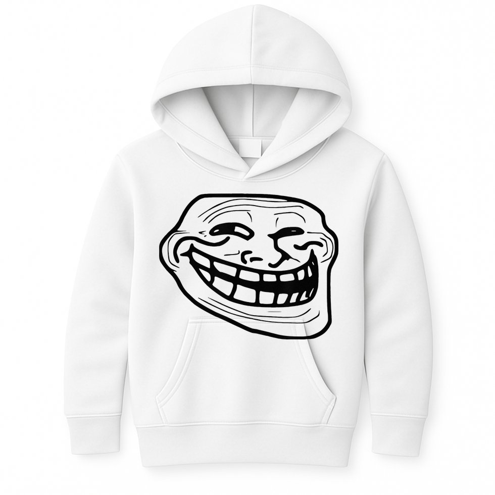 Troll Face Kids Hoodie