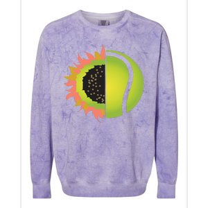 Tennis Flower Colorblast Crewneck Sweatshirt