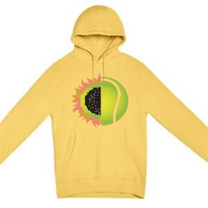 Tennis Flower Premium Pullover Hoodie