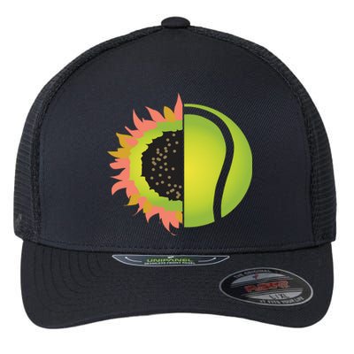 Tennis Flower Flexfit Unipanel Trucker Cap