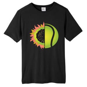 Tennis Flower Tall Fusion ChromaSoft Performance T-Shirt