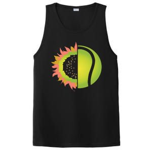 Tennis Flower PosiCharge Competitor Tank