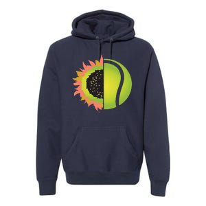 Tennis Flower Premium Hoodie