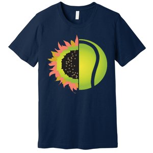 Tennis Flower Premium T-Shirt