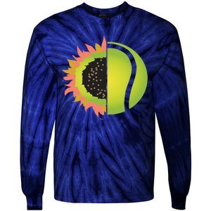 Tennis Flower Tie-Dye Long Sleeve Shirt