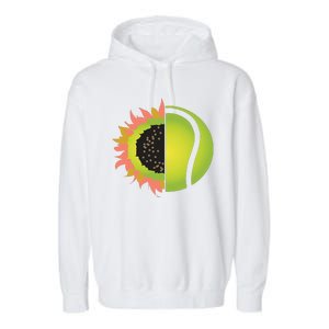 Tennis Flower Garment-Dyed Fleece Hoodie