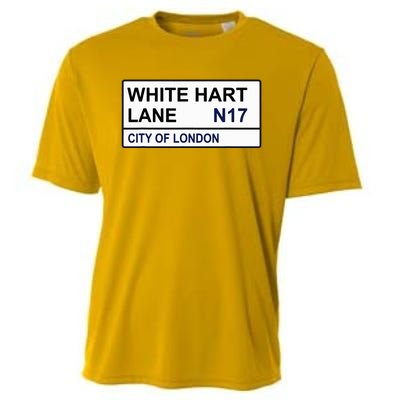 Tottenham Football Team White Hart Lane Street Sign Cooling Performance Crew T-Shirt