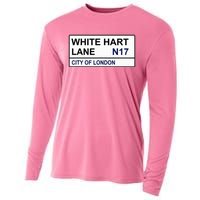 Tottenham Football Team White Hart Lane Street Sign Cooling Performance Long Sleeve Crew