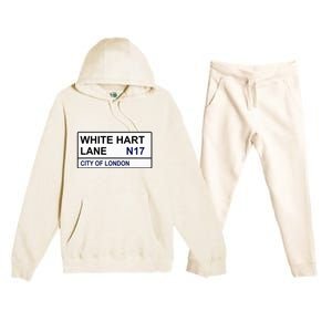 Tottenham Football Team White Hart Lane Street Sign Premium Hooded Sweatsuit Set