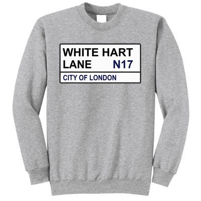 Tottenham Football Team White Hart Lane Street Sign Sweatshirt