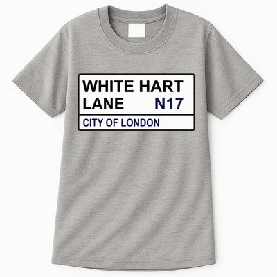 Tottenham Football Team White Hart Lane Street Sign Tall T-Shirt