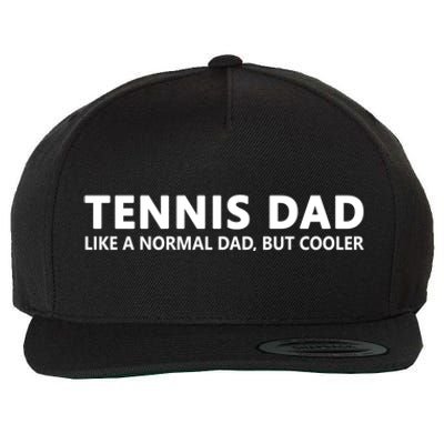 Tennis Father Tennis Dad Cute Gift Wool Snapback Cap