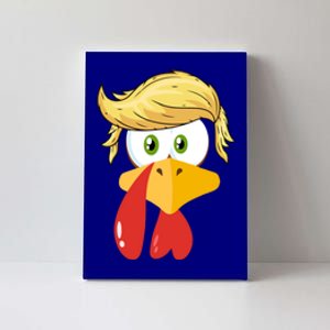 Turkeys For Trump 2024 Thanksgiving President Donald Trump Gift Canvas