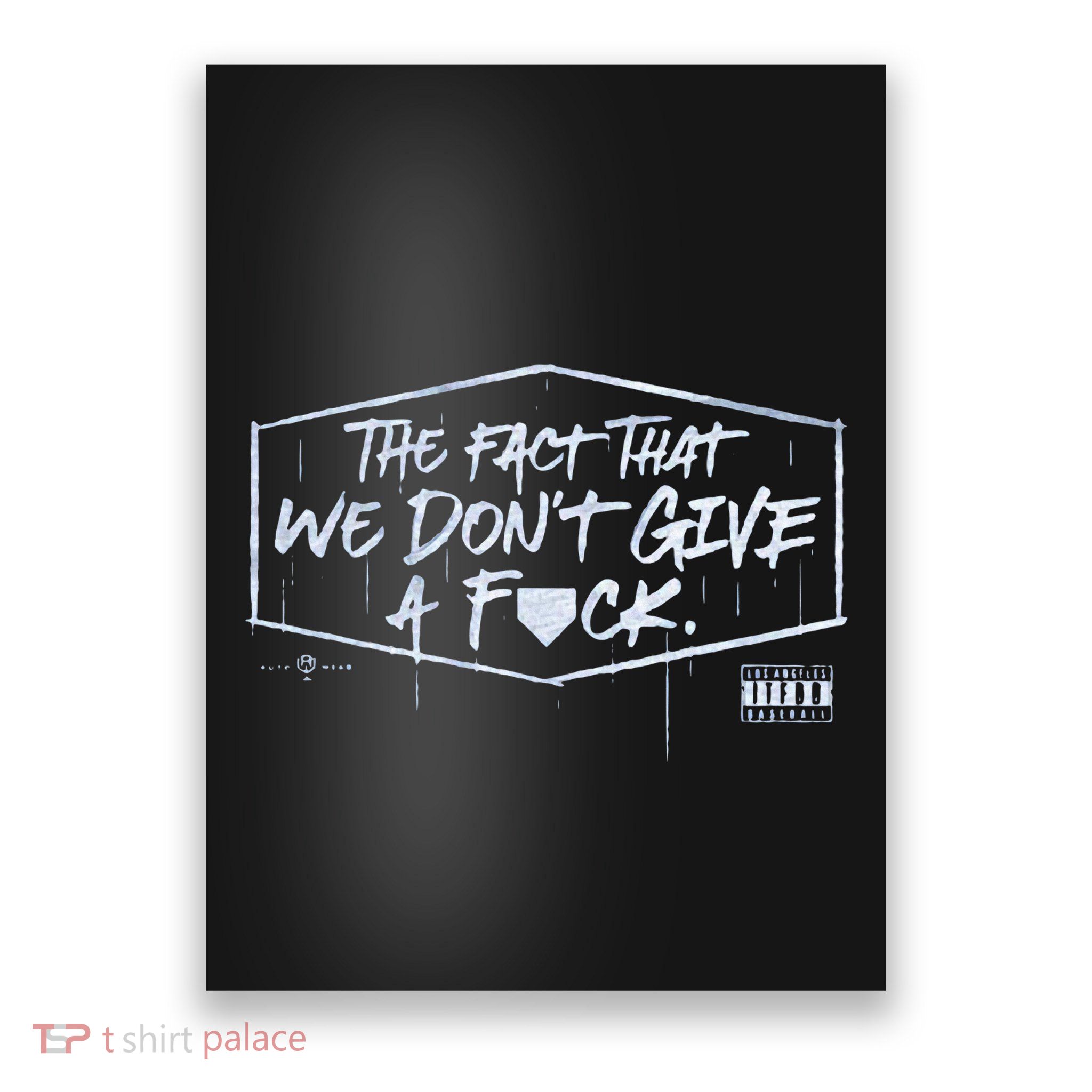 The Fact That We DonT Give A Fuck Poster