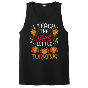 Thanksgiving For Teachers I Teach The Cutest Little Turkeys PosiCharge Competitor Tank