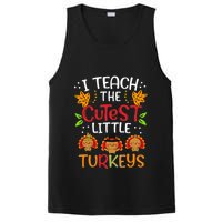 Thanksgiving For Teachers I Teach The Cutest Little Turkeys PosiCharge Competitor Tank