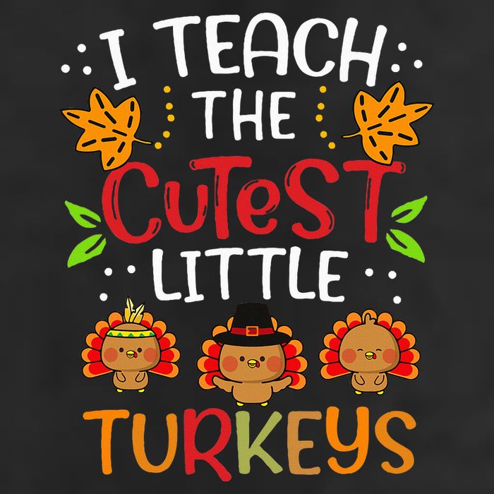 Thanksgiving For Teachers I Teach The Cutest Little Turkeys Microfiber Hand Towel