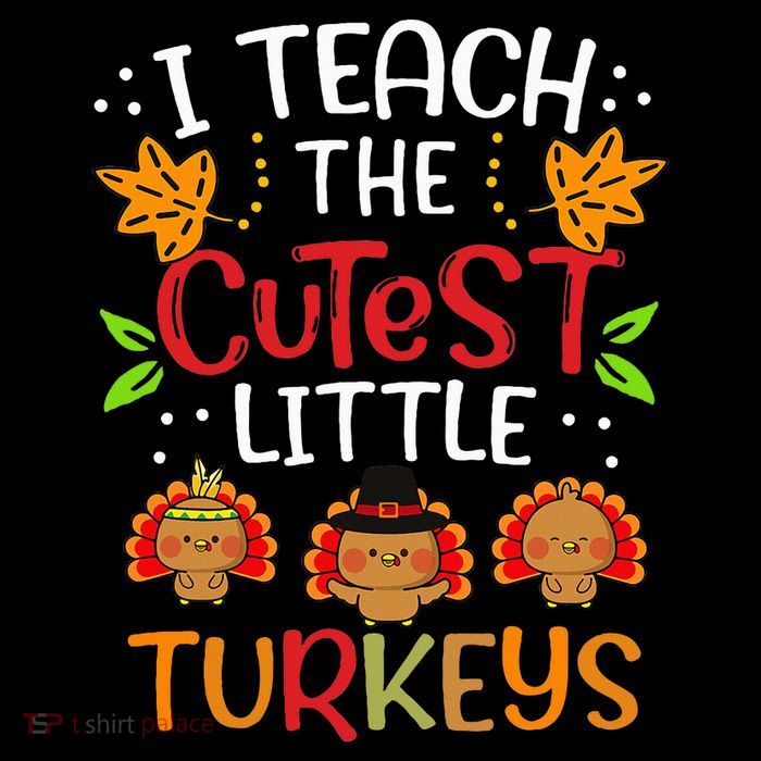 Thanksgiving For Teachers I Teach The Cutest Little Turkeys Cropped Pullover Crew
