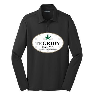 Tegridy Farms Silk Touch Performance Long Sleeve Polo