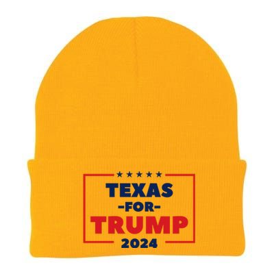 Texas For Trump 2024 Knit Cap Winter Beanie