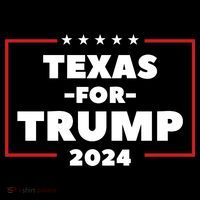 Texas For Trump 2024 Button