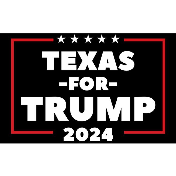 Texas For Trump 2024 Bumper Sticker