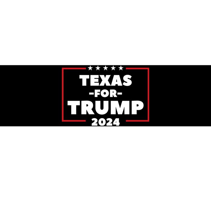 Texas For Trump 2024 Bumper Sticker