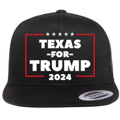 Texas For Trump 2024 Flatbill Hat