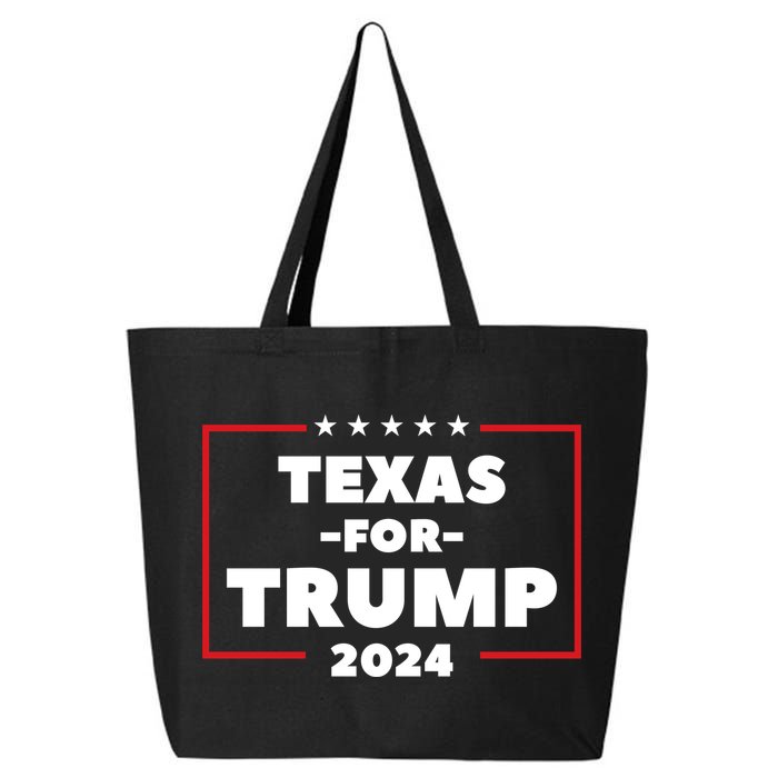 Texas For Trump 2024 25L Jumbo Tote