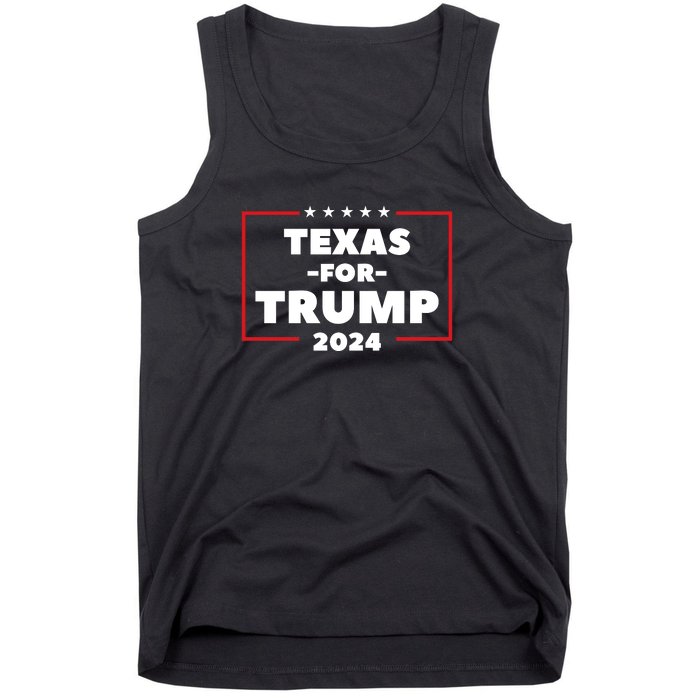 Texas For Trump 2024 Tank Top