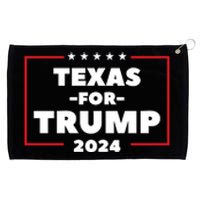 Texas For Trump 2024 Grommeted Golf Towel