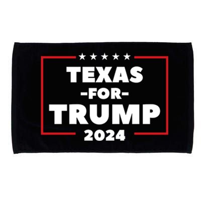 Texas For Trump 2024 Microfiber Hand Towel