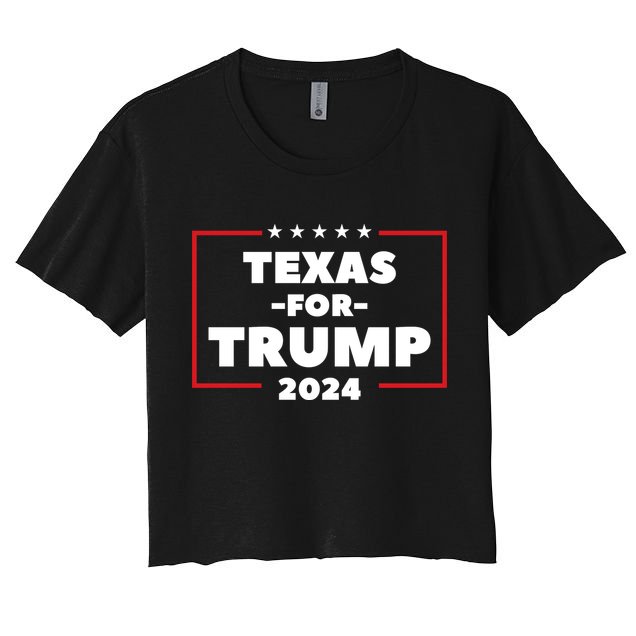 Texas For Trump 2024 Crop Top