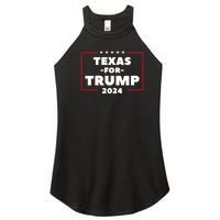 Texas For Trump 2024 Women's Perfect Tri Rocker Tank